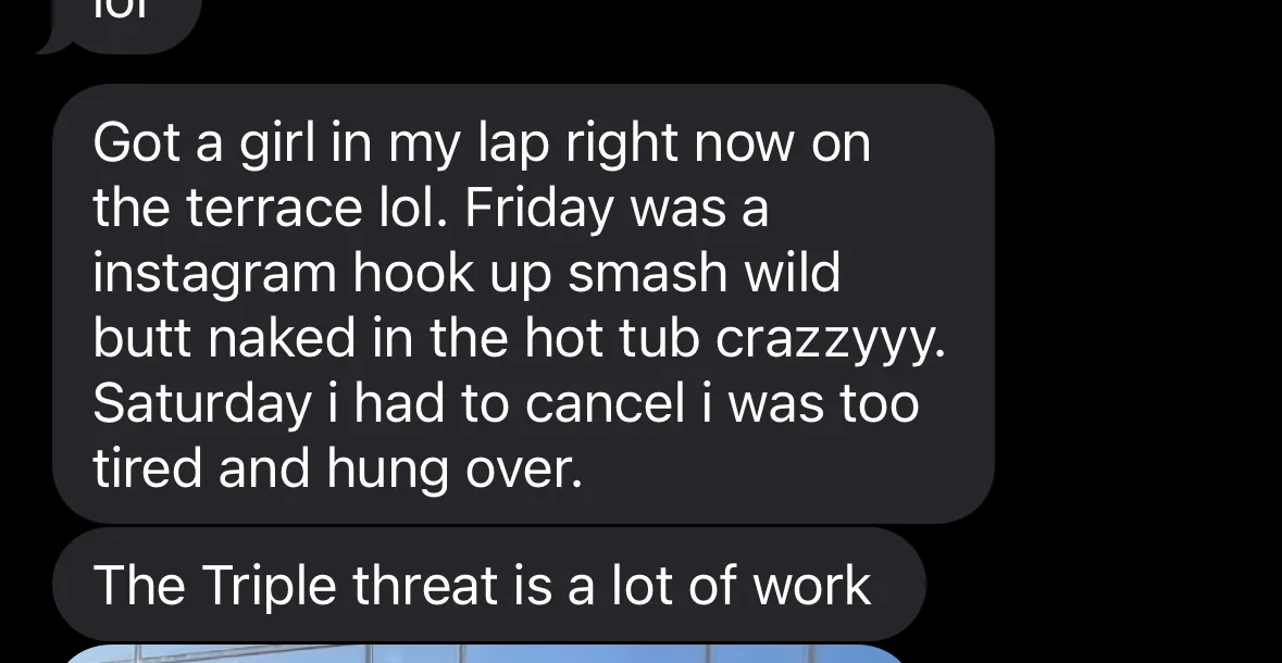 Dating coaching client result 1: real text conversation screenshot